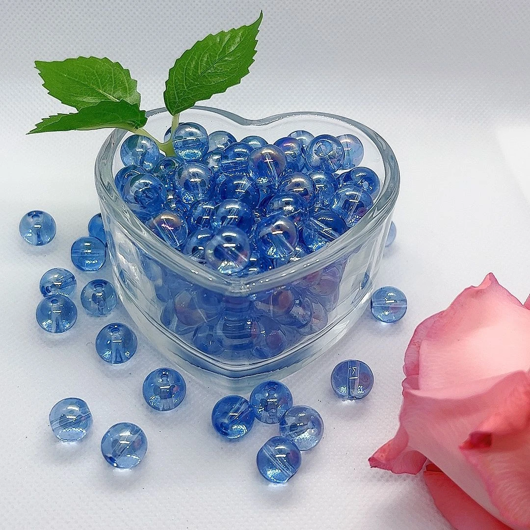 卡10卡8竹节琉璃珠子/40个颜色详情页自选/串珠散珠 diy手串手作