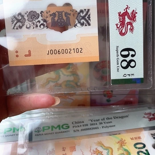 塑料龙钞006002101 p68