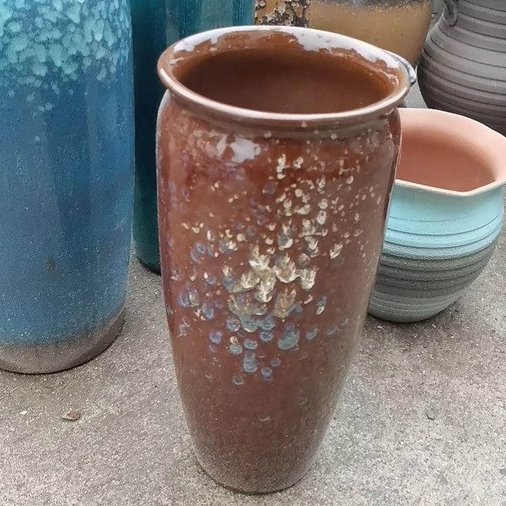 红陶口16高37一个盆