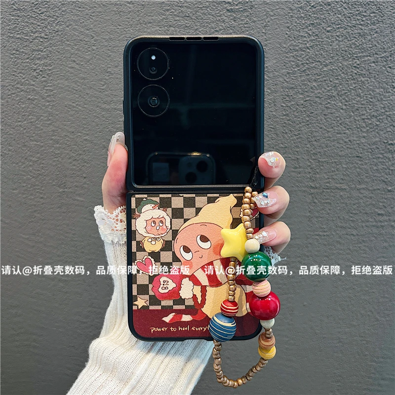 （小米mixflip系列)金属折叠皮纹适用小米mixflip手机壳防摔爆款潮