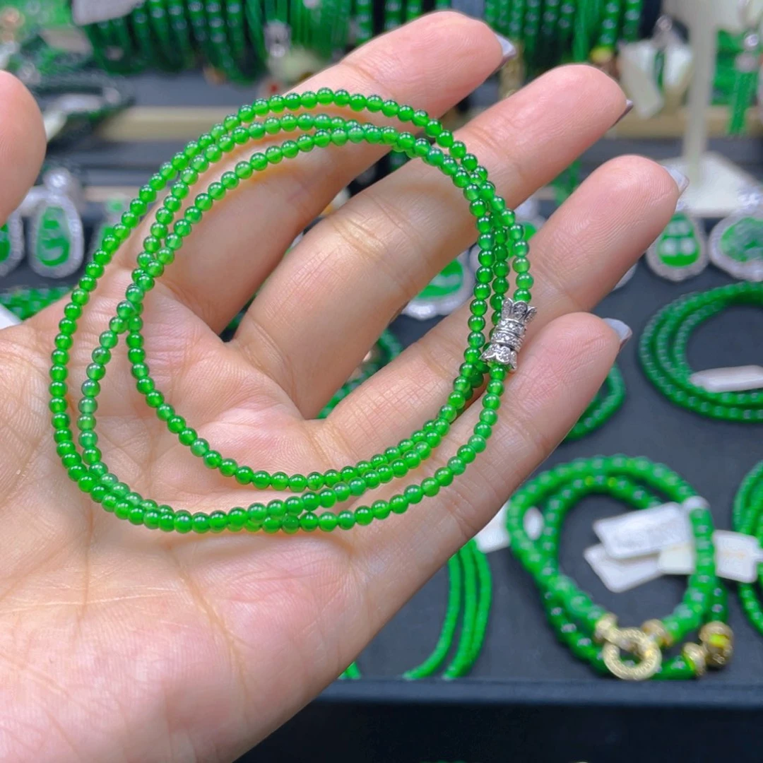 颈饰未镶嵌翡翠项链2.5