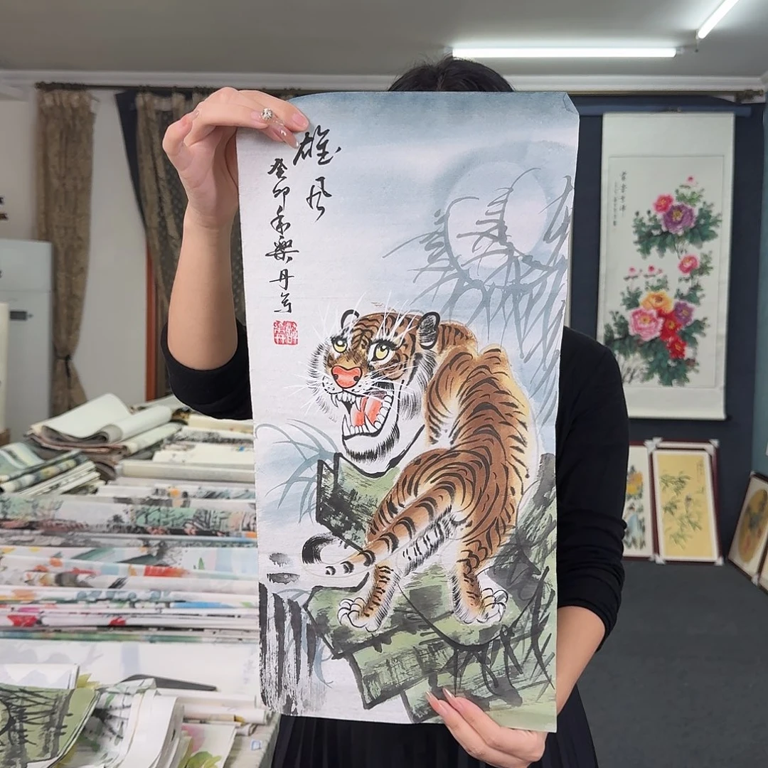 纯手绘国画作品作品