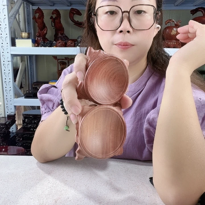 木绚甸花梨木葫芦座2个