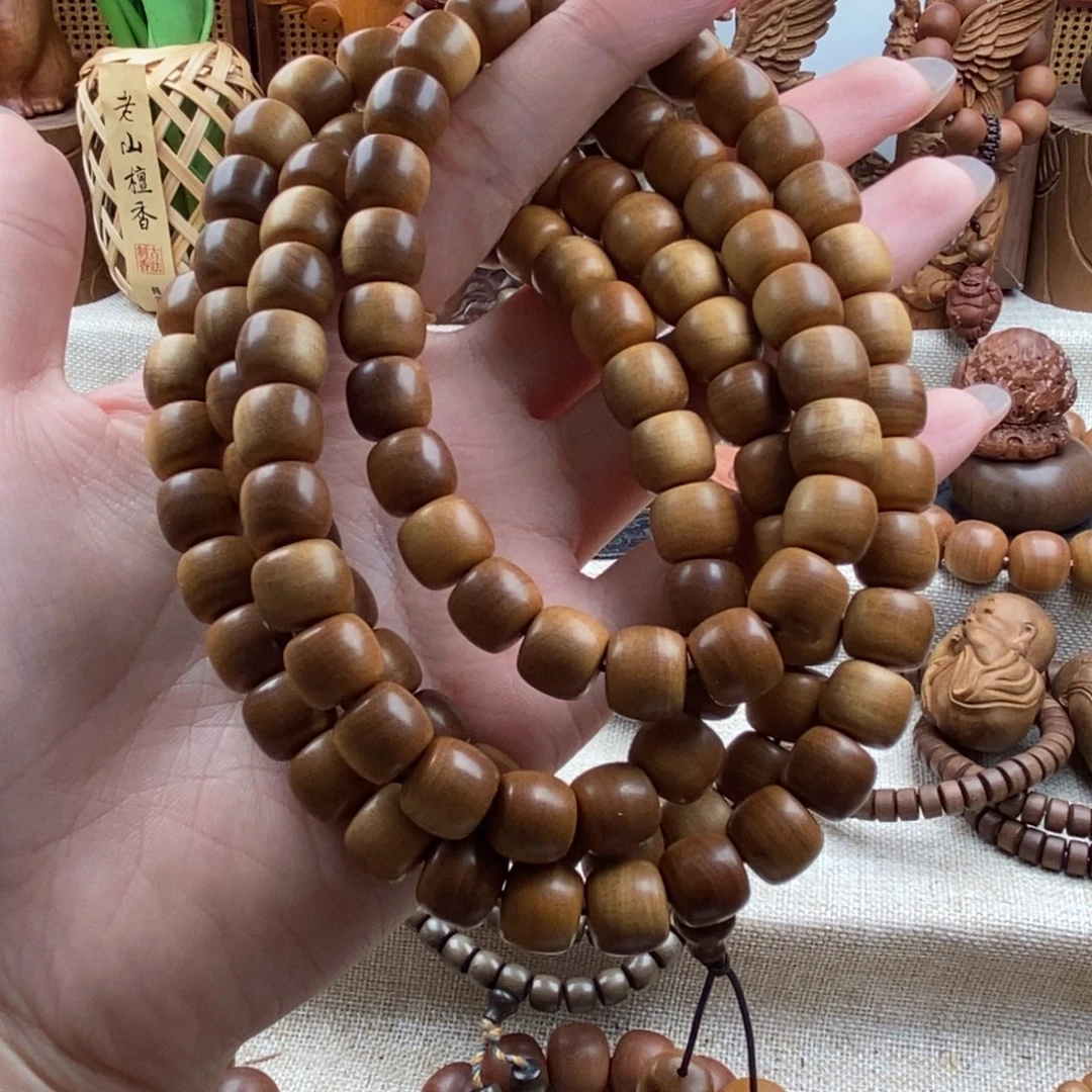 檀香木手串/手链迈索尔，老山檀香，奶香10.11