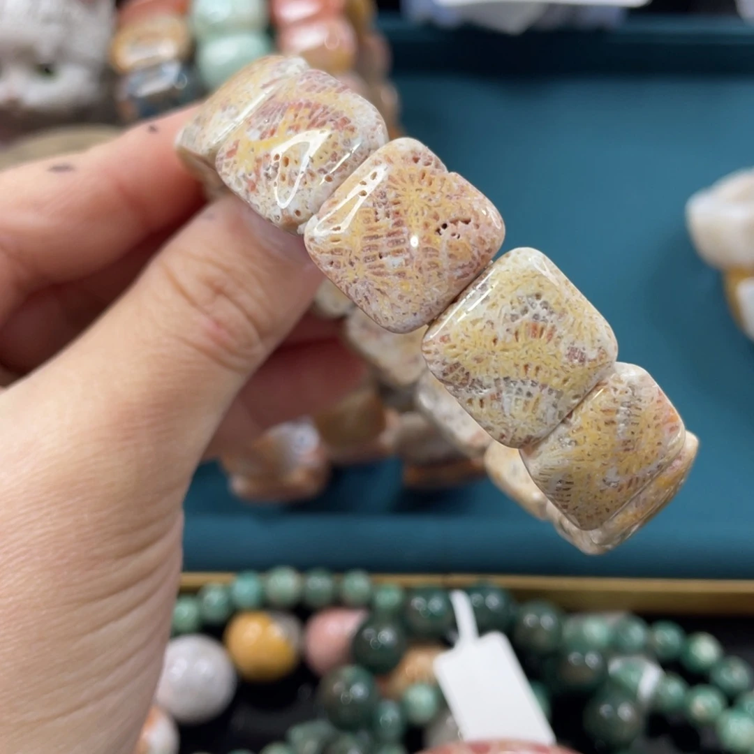 未镶嵌手镯硅化玉