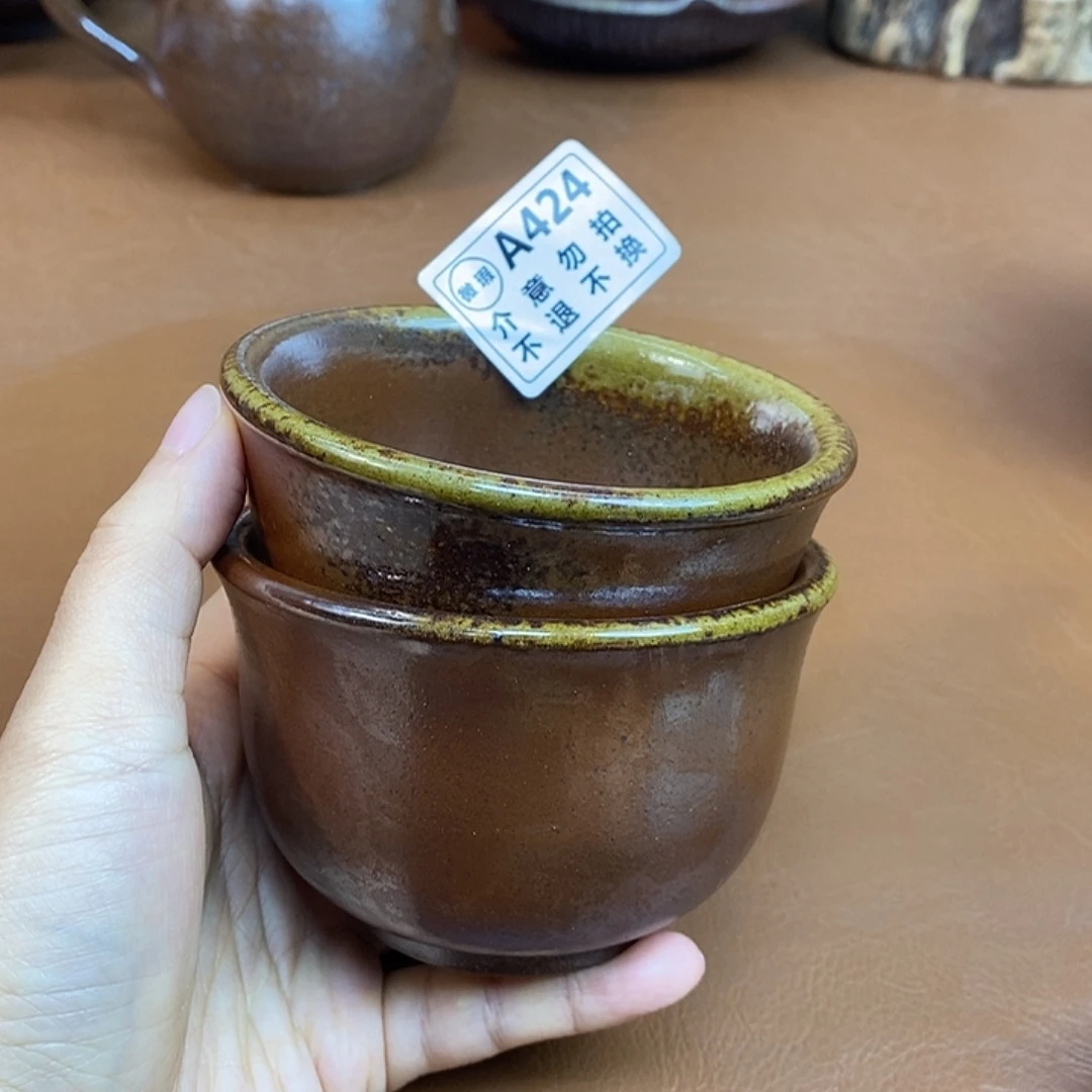 壶微瑕柴烧主人杯一物一拍200