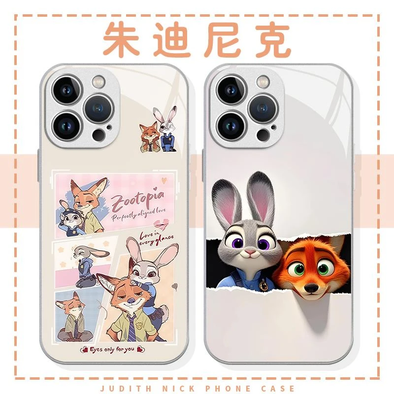 适用朱迪尼克高级感疯狂动物城2苹果16华为mate60动漫iPhon手机壳