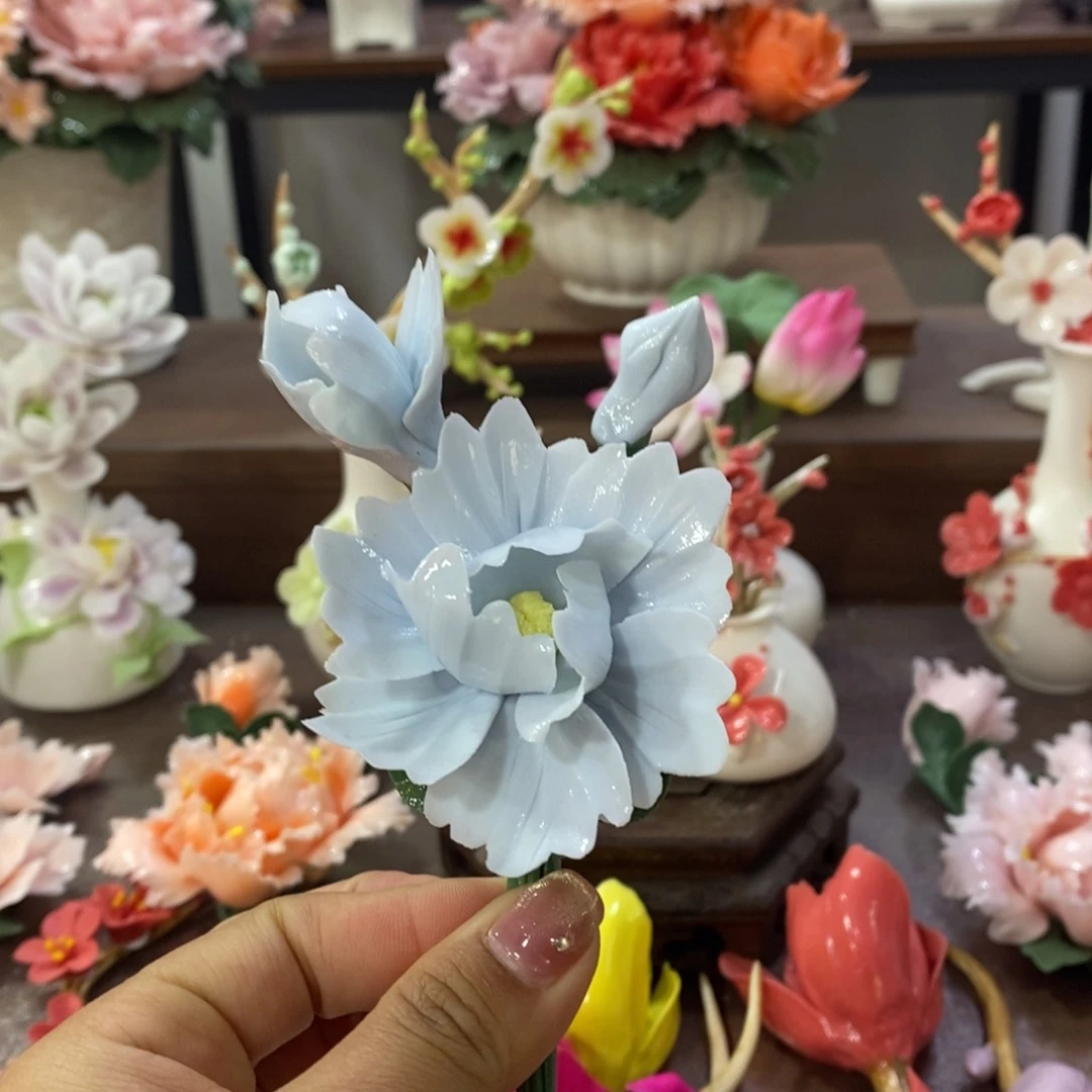 瓷片陶瓷工艺品摆件