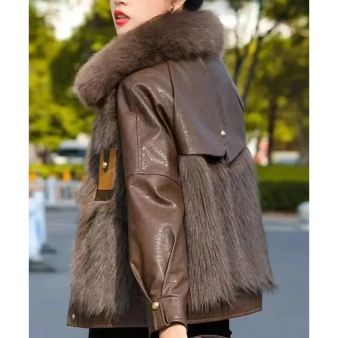 HW-【新年必入】2025冬季新款时尚气质保暖高档减龄外套