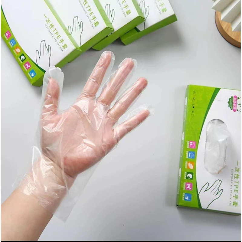 【拍五盒发6盒】50只防油污防水防油一次性手套透明家务耐用休闲风