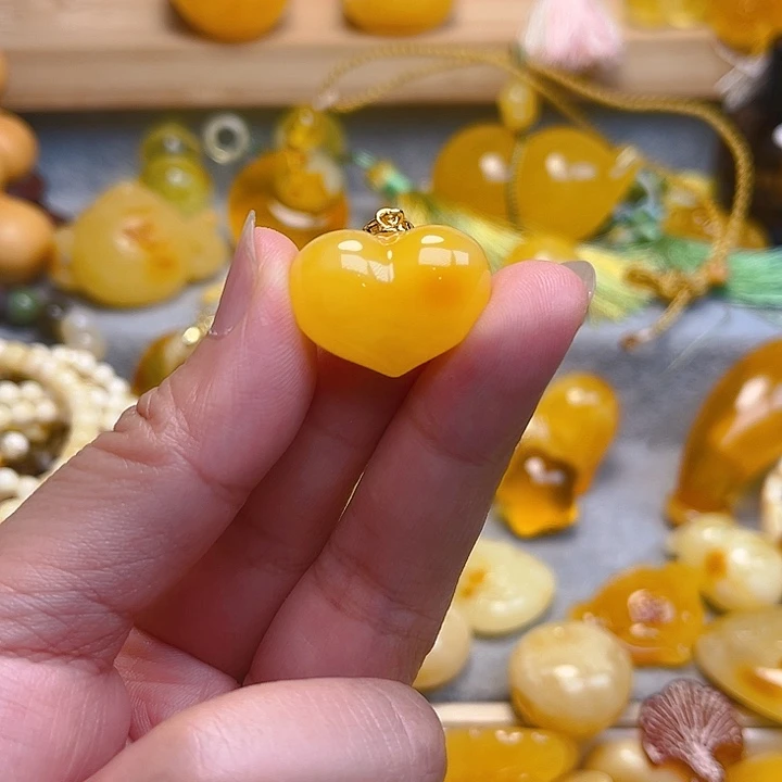 未镶嵌颈饰蜜蜡蜜蜡