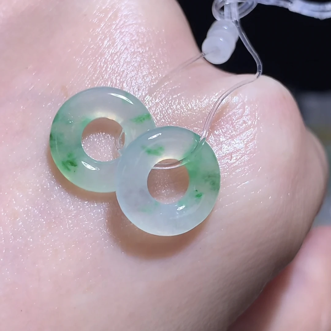 天然缅甸翡翠甜甜圈