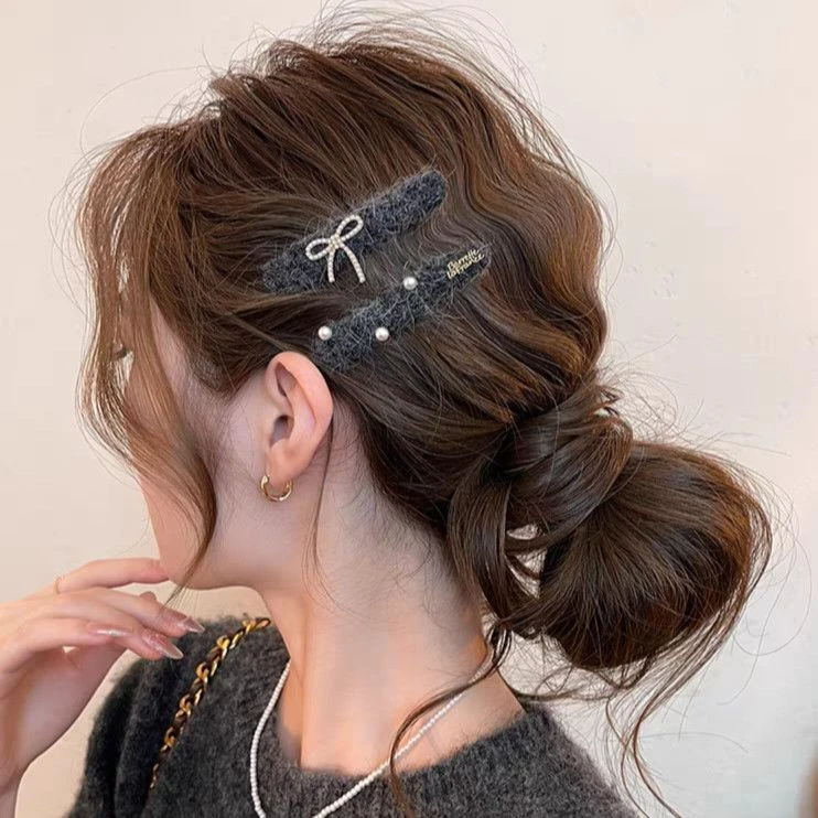 编码【1-200】网红韩式甜美刘海夹侧边夹发夹发饰发圈