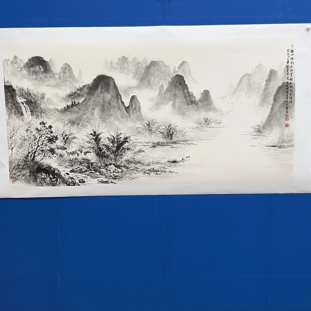 国画细*哩纯手绘字画作品欣赏
