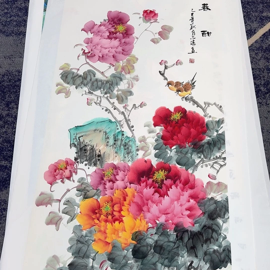 国画国画作品花鸟