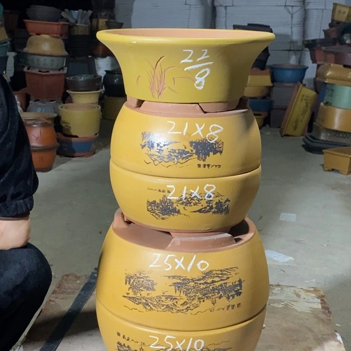 紫砂花盆紫砂紫砂