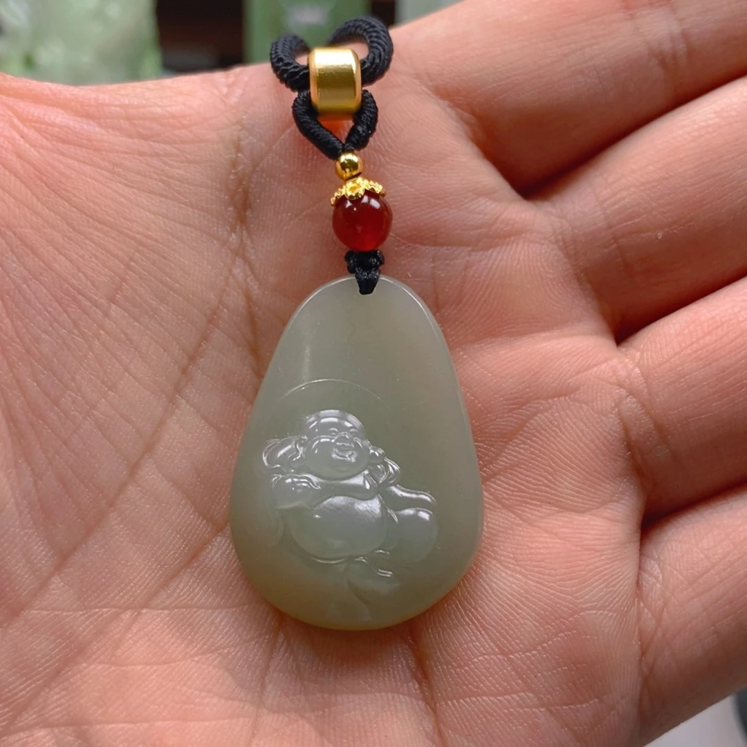 和田玉颈饰未镶嵌顺**哥