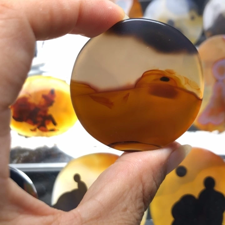 玛瑙/玉髓合金珠宝奇石024