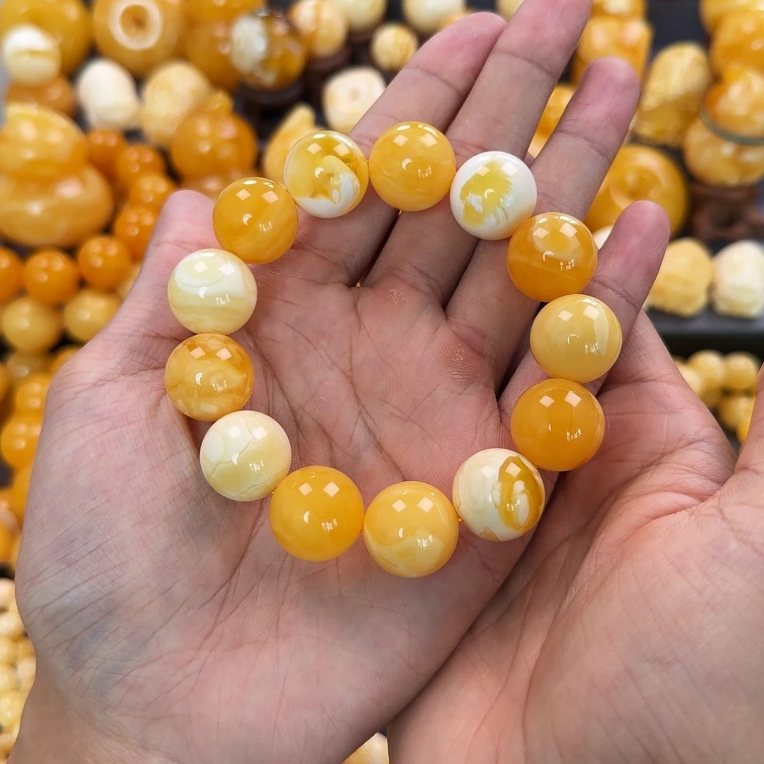 琥珀未镶嵌珠宝奇石17mm