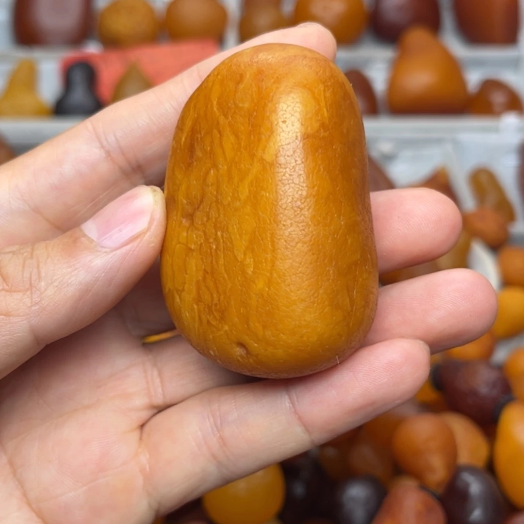 未镶嵌琥珀裸石刀****刀天然蜜蜡吊坠