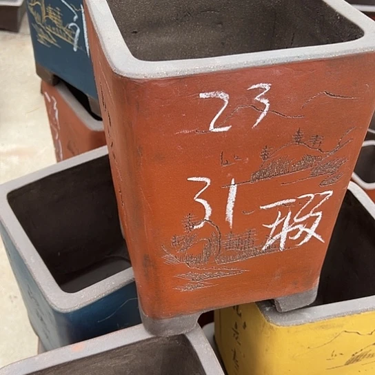 紫砂花盆透气花盆