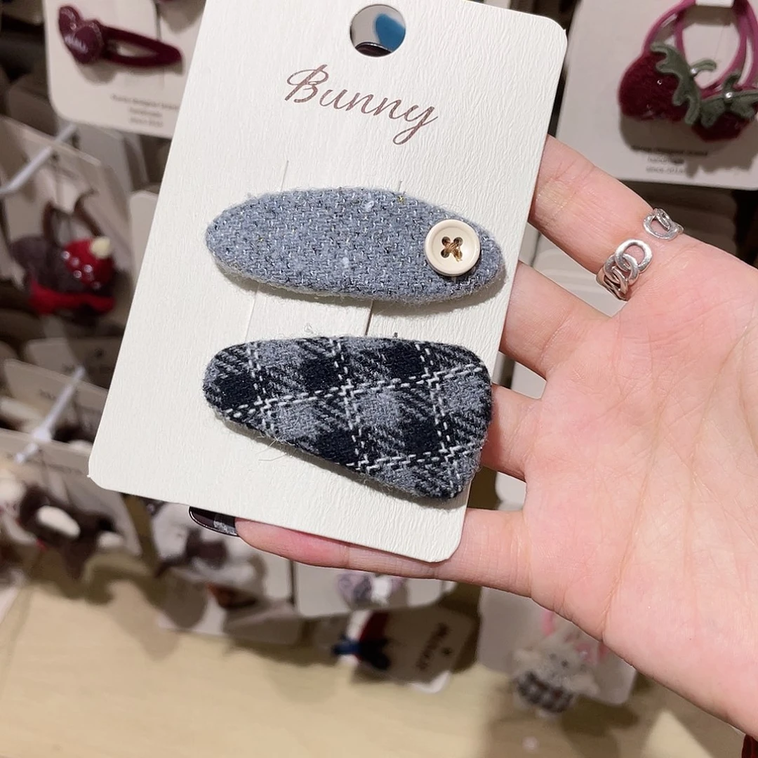铁合金皮质灰格子儿童