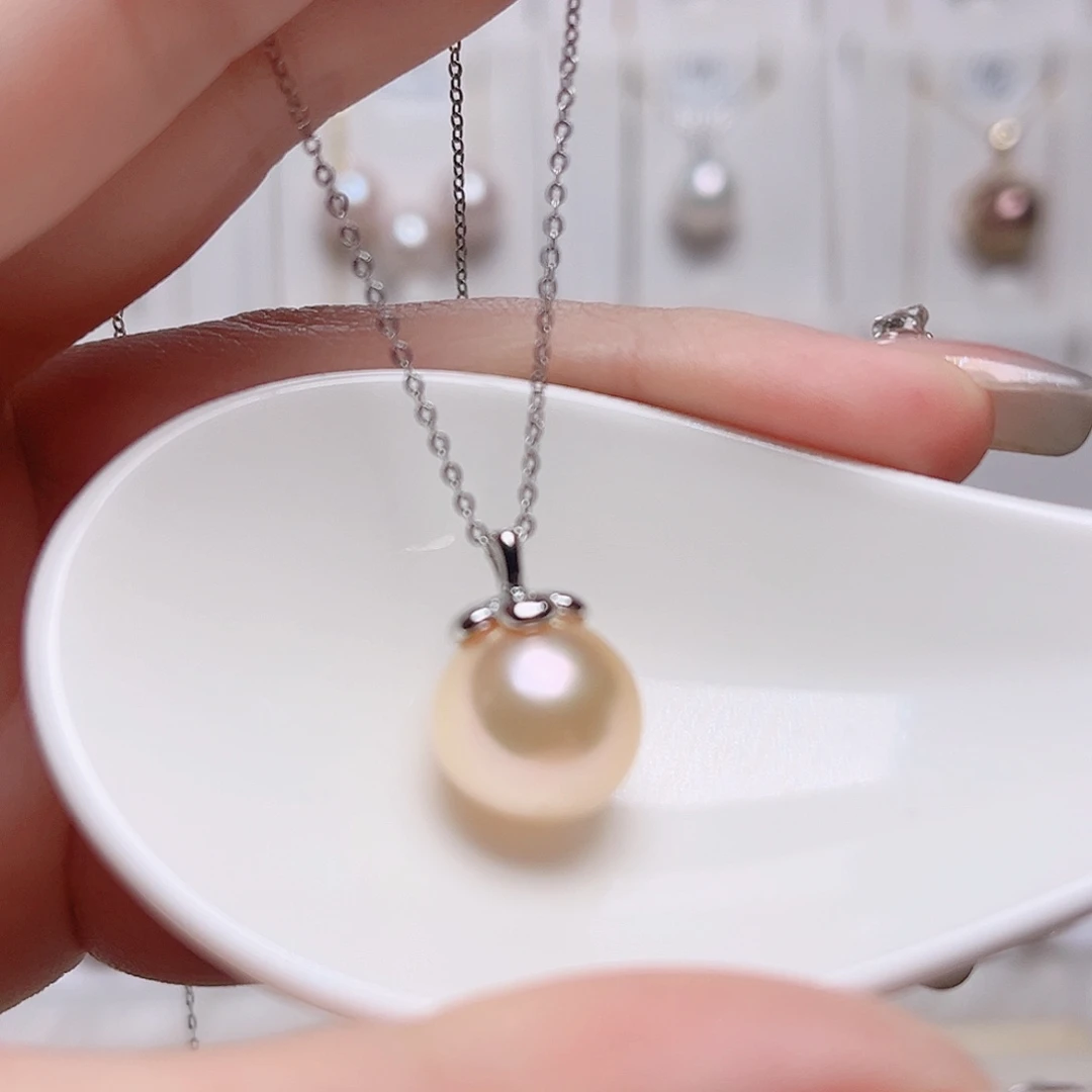 未镶嵌淡水珍珠吊坠(赠链)
