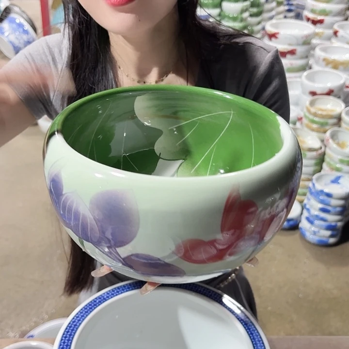 瓷片口径23厘米 高度13厘米