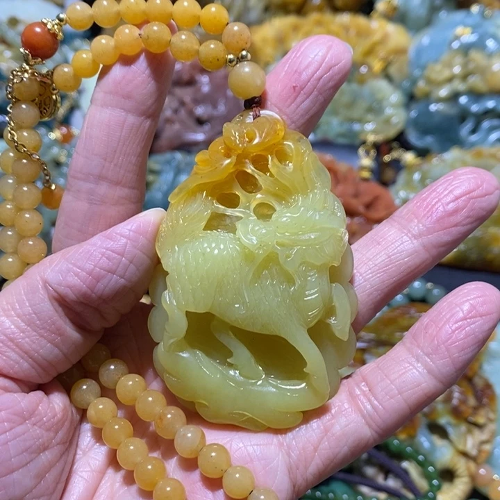 岫玉岫玉吊坠未镶嵌