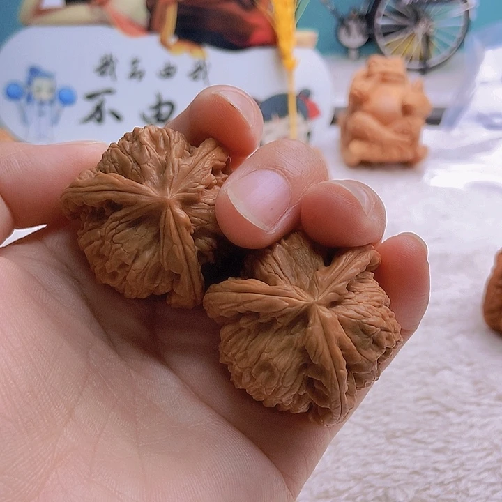 把件文玩核桃李*喜三棱
