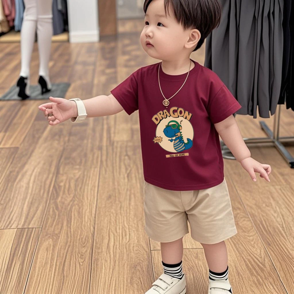 男童夏季短袖套装宝宝夏天衣服痞帅T恤短袖短裤夏装两件套ins风