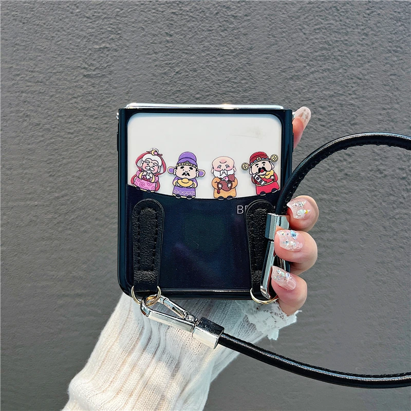 （华为novaflip系列)折叠奶油壳适用华为novaflip手机壳防摔爆款潮