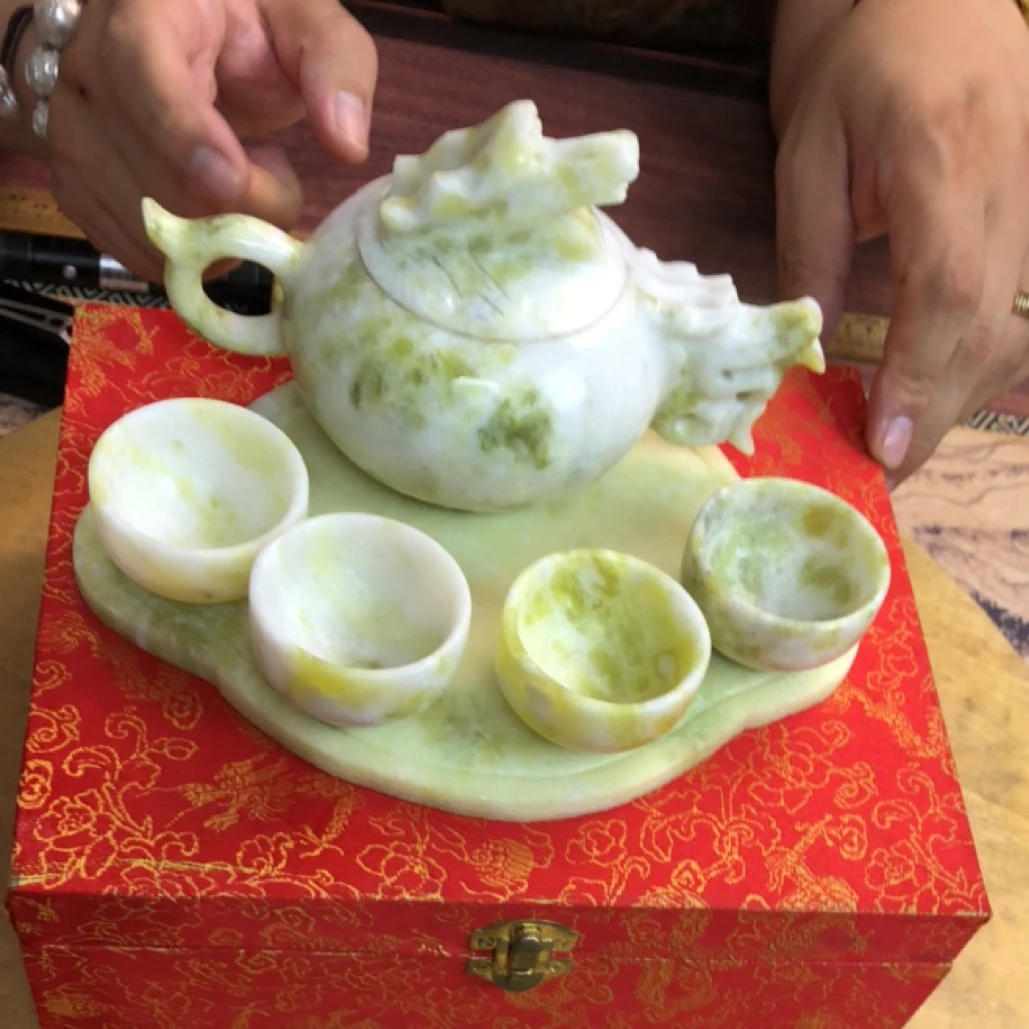居家创意摆件岫岩料居家摆放348