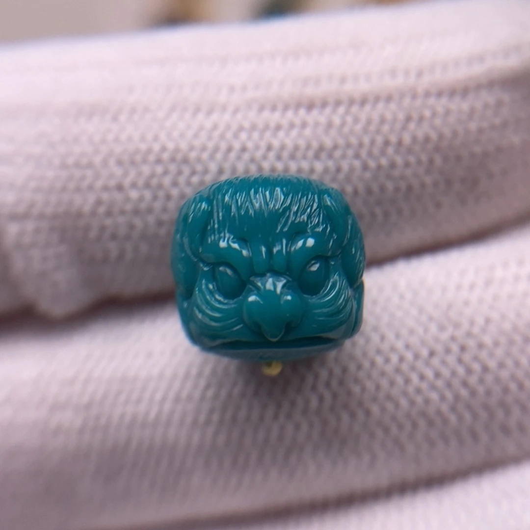 未镶嵌绿松石大鹏鸟11mmAA879