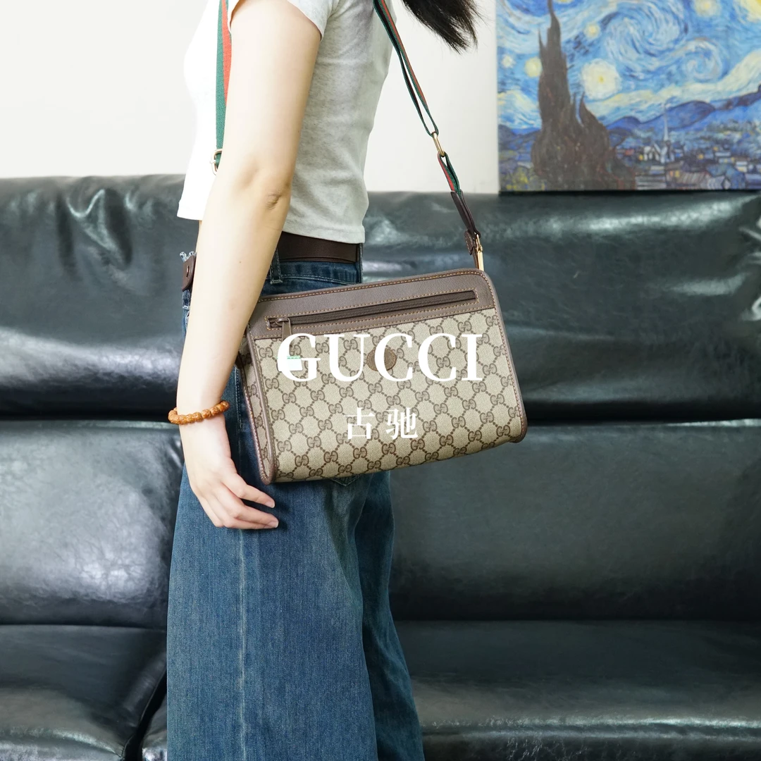 95新 GUCCI/古驰 老花单肩包/EE04819042/9042