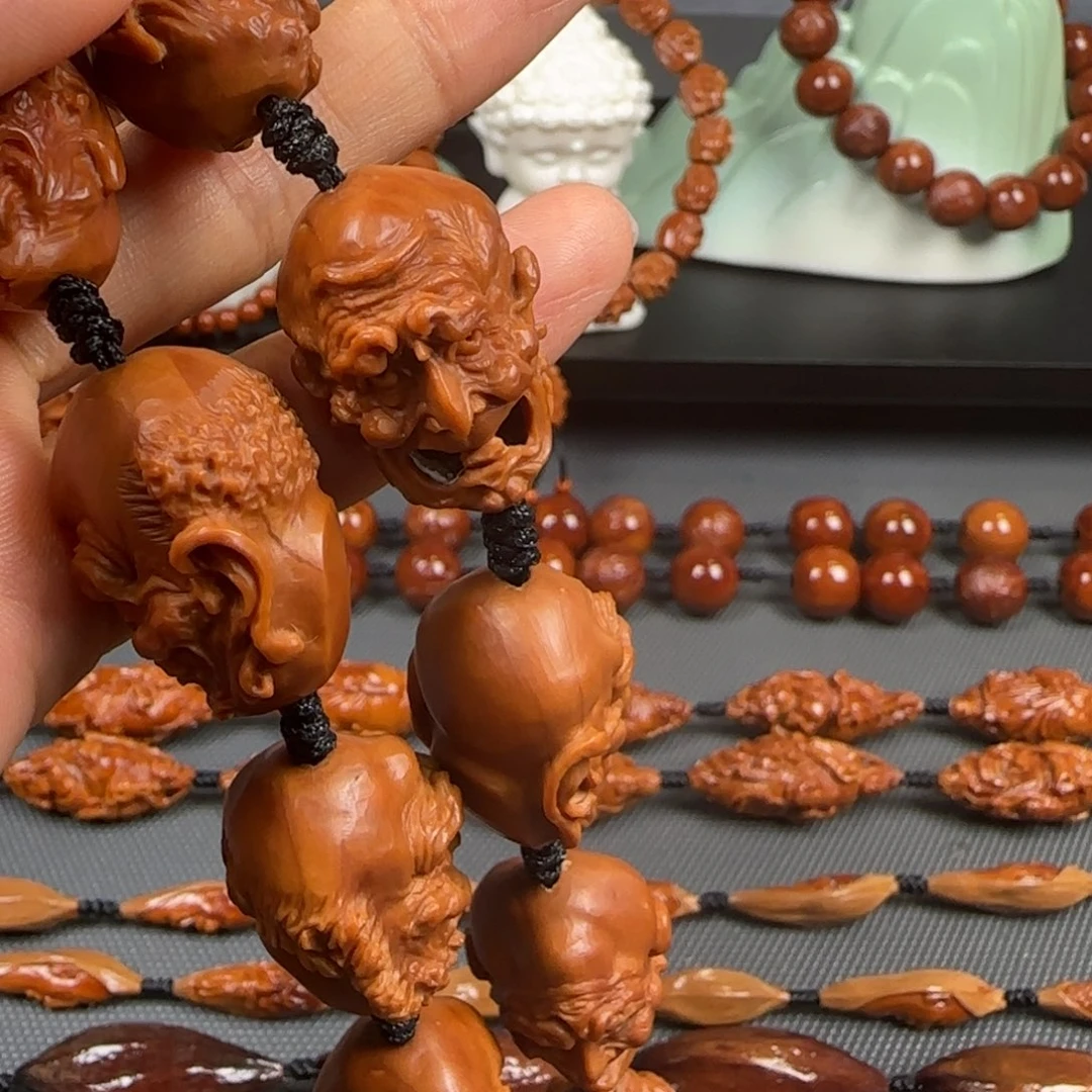 吊坠橄榄核油核18罗汉