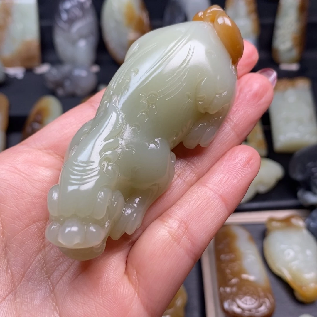 和田玉把件未镶嵌嘉*