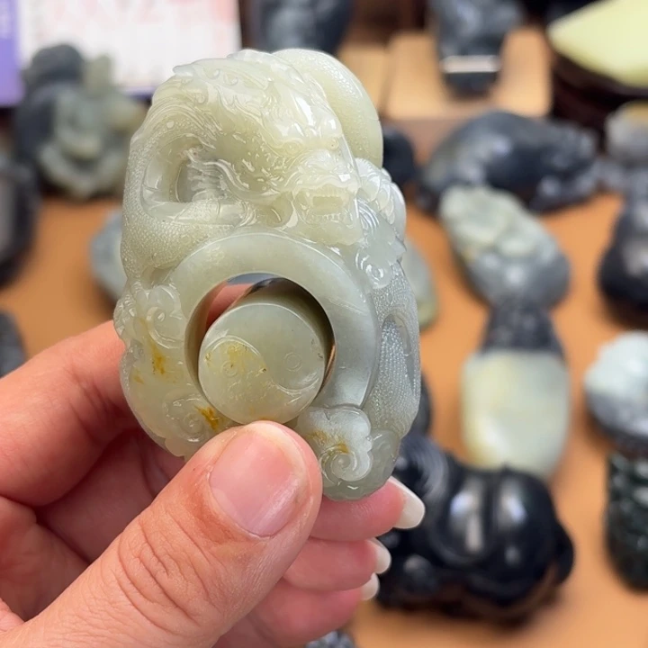 龙***哥和田玉未镶嵌颈饰