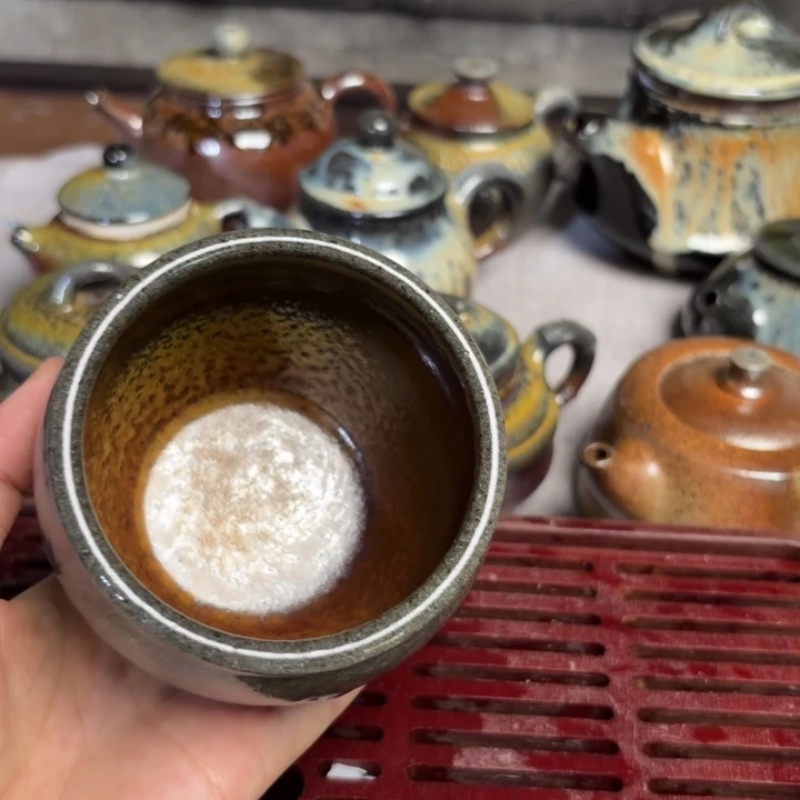 茶杯紫砂窑腊缸抔260