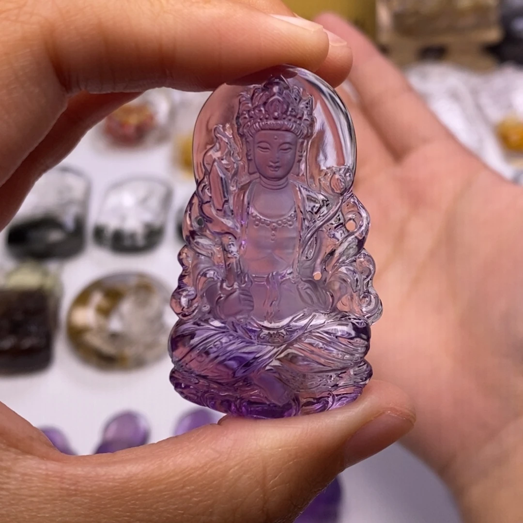 壶***话颈饰水晶未镶嵌定制