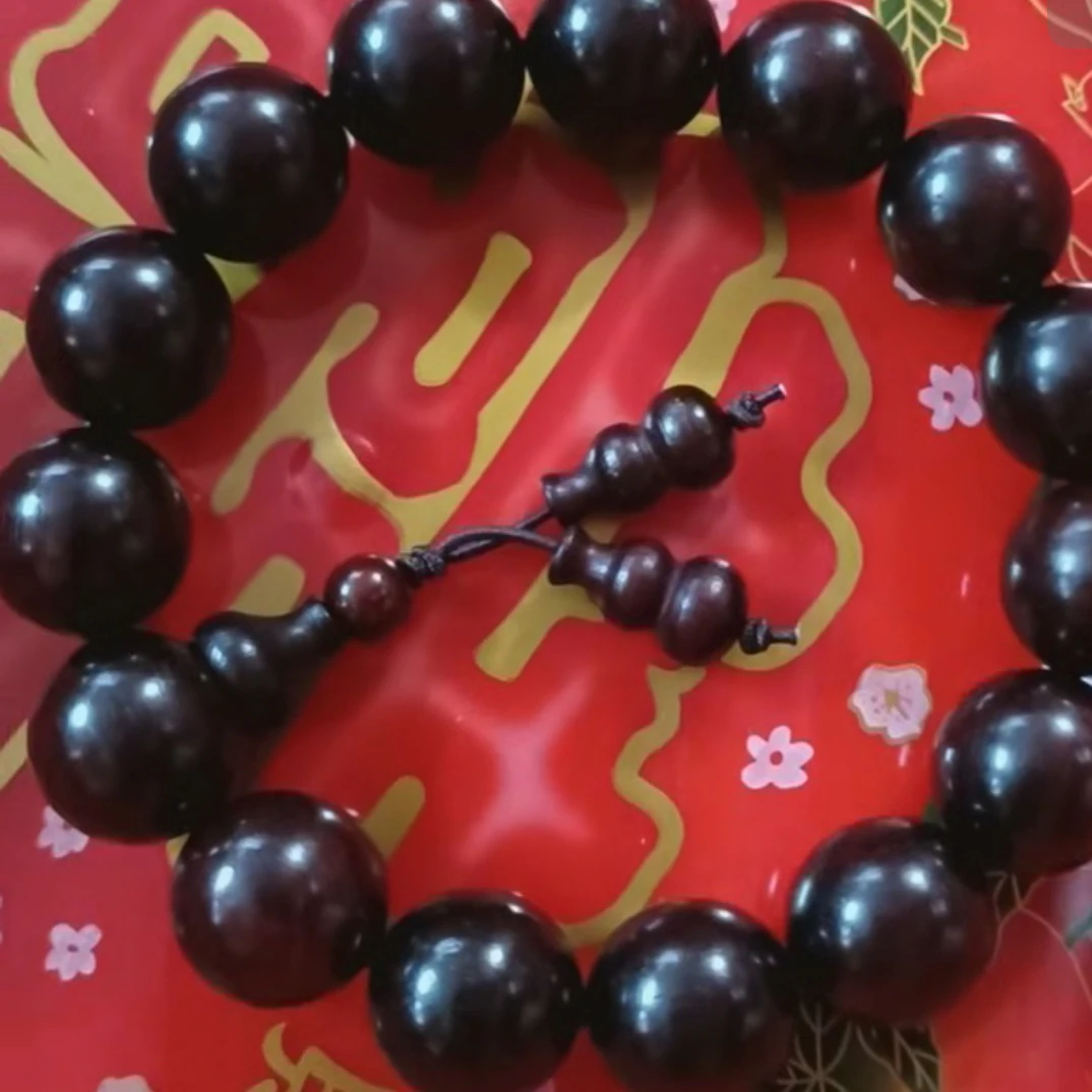 非金属树脂手链 满金星老料文玩手串油密十足适合盘玩