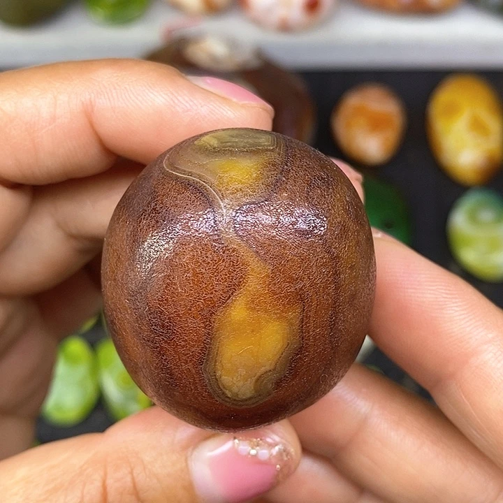 手把件饰品奇石无孔