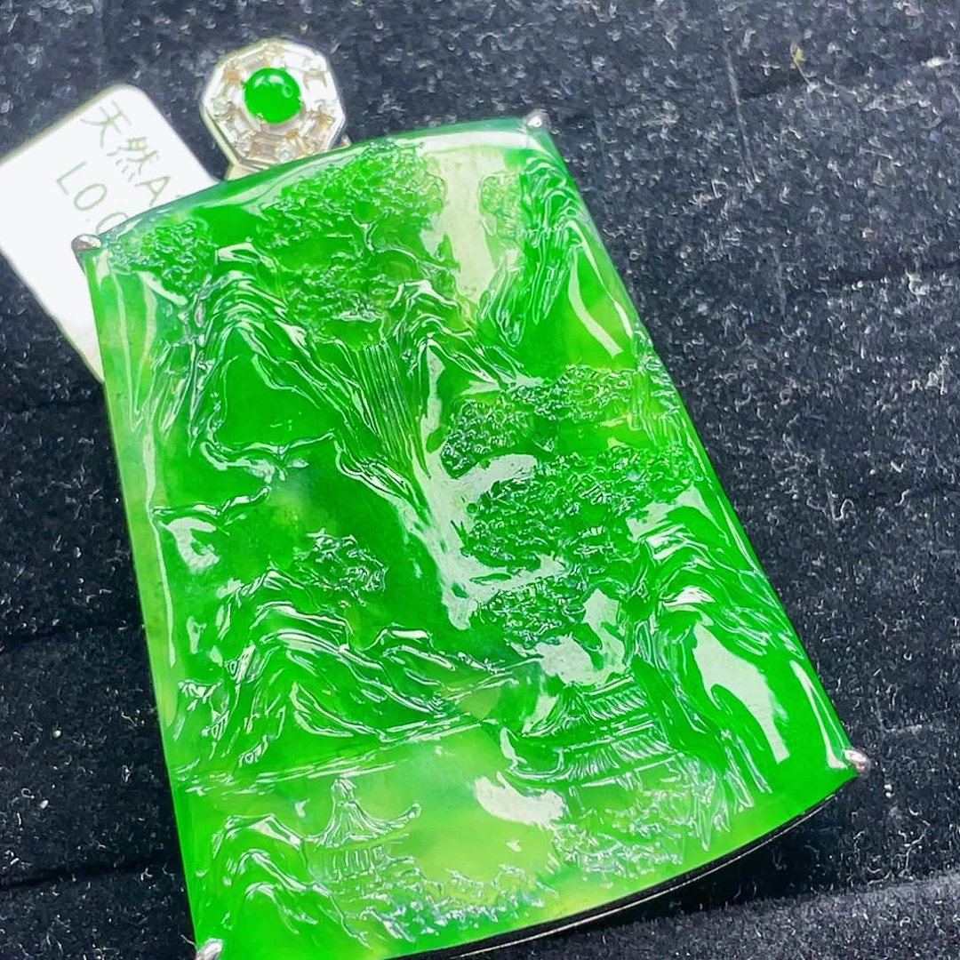 翡翠未镶嵌颈饰20，