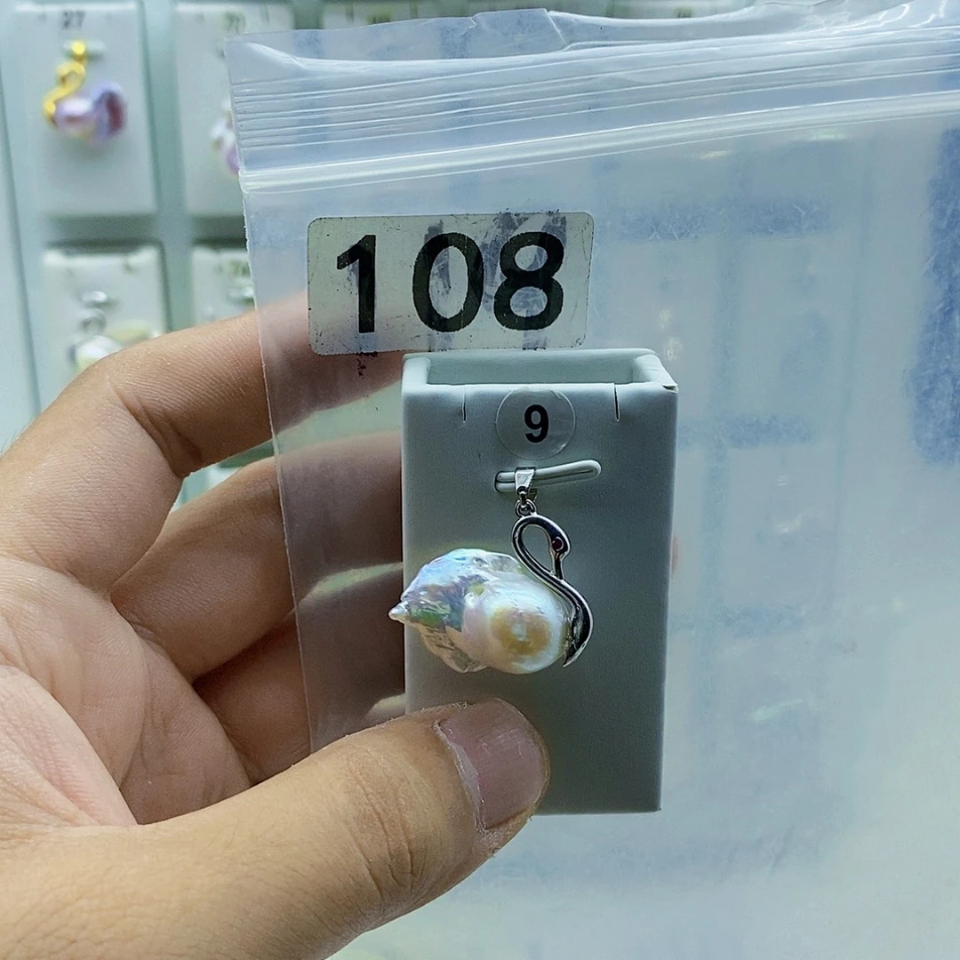 颈饰合金淡水珍珠