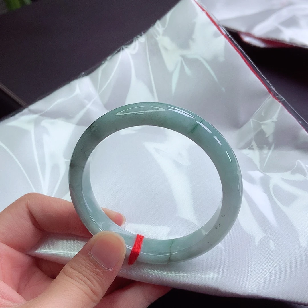 翡翠手镯未镶嵌58正圈