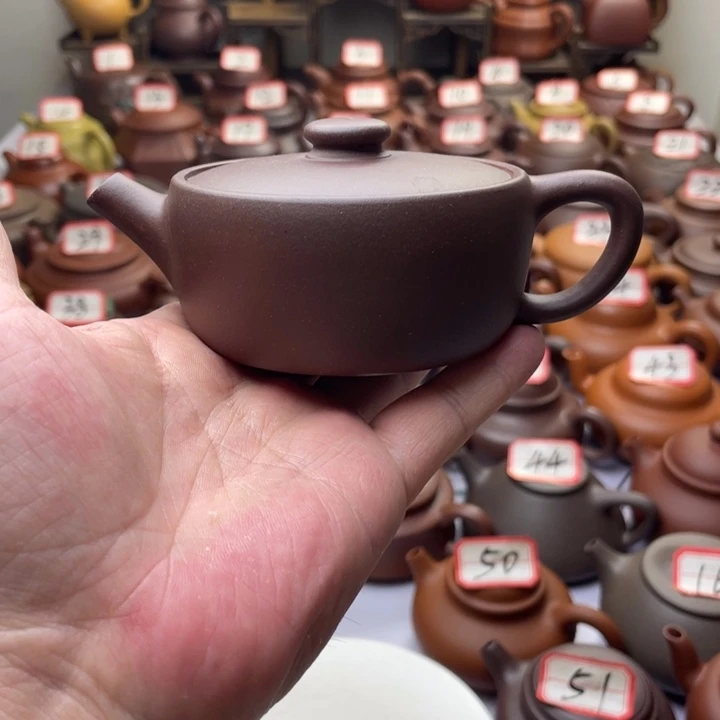 茶壶紫砂宜兴紫砂半手工