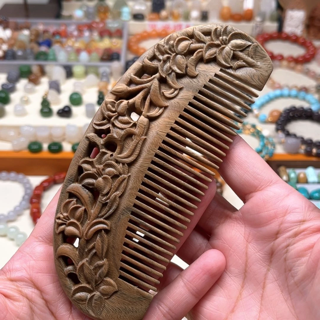 维腊木（绿檀）其他单个梳子