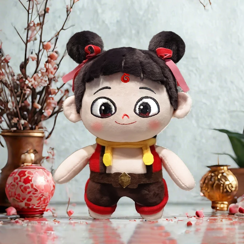哪吒之魔童降世毛绒玩具公仔棉花布娃娃可爱玩偶卡通电影同款周边