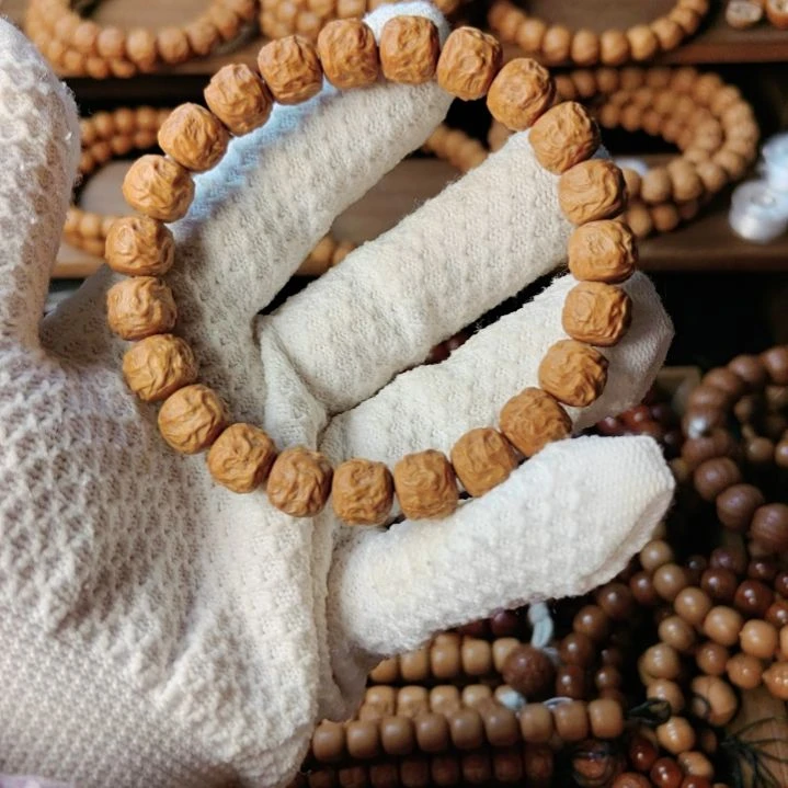 核桃木/黑胡桃（胡桃木）手串/手链猴头核桃雕刻龙蛇