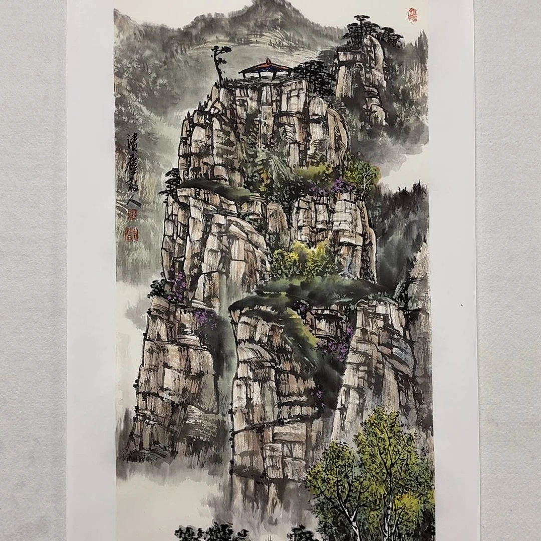 国画实力派画派画家作品